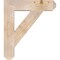 Ekena Millwork Traditional Craftsman Smooth Bracket, Douglas Fir, 5 1/2"W x 28"D x 32"H BKT06X28X32TRA04SDF - alternate 3